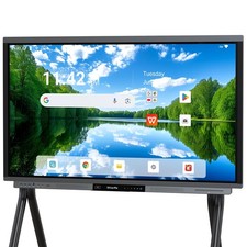 Shiarffe R9 Smart Board 55 Inch 4K Interactive Whiteboard Google EDLA-Certifi... picture