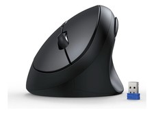 TECKNET Ergonomic Mouse, Vertical Wireless Mouse 2.4G, 5 Adjustable DPI Level picture