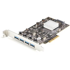 StarTech PEXUSB314A2V2 4-Port USB 3.1 PCIe Card 10Gbps Black picture