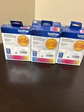 Brother LC101CL 3 Colors Ink Cartridges EXP 06/2025/2026 Open Box picture