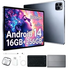10 Inch Android 14 Tablet 8 Octa Core 8GB RAM 256GB ROM 1920x1200 FHD Screen picture