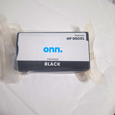 onn. Black Compatible Inkjet Ink Cartridge for HP 950XL, New Open Box picture