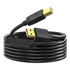Printer Cable 50 FT - USB A to B 50FT, Black/Active Repeater 50ft  picture