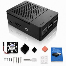iUniker ABS Case Compatible with Raspberry Pi 3B+ / 3B, Raspberry Pi 3 Case with picture