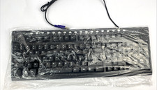 Micro Innovations 125 Key Multimedia Keyboard KB536BL Computer/ PS2 New picture