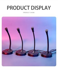 USB Computer Mini Condenser Microphone Stand Recording Mic For Desktop PC Laptop picture