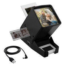 35mm Slide And Film Viewer 3X Magnification LED Illuminated 2x2 Photo Tool picture