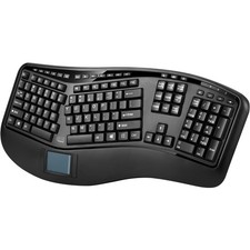 Adesso 2.4GHz Wireless Ergonomic Touchpad Keyboard (WKB4500UB_3) picture