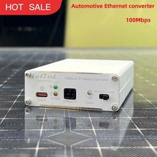 LichTech 100Base-T1 Media Converter 100Mbps Automotive Ethernet Converter+Power picture