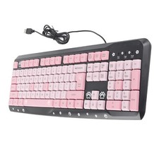 Wired Keyboard Cute Cartoon For PC Laptop Home And Fit picture