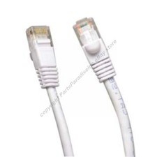 Lot100pk/pcs 1ft 100% Pure COPPER notCCA, RJ45 Cat5e Ethernet Cable/Cord {WHITE picture