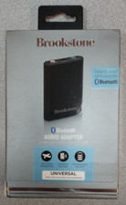 Brookstone Bluetooth Audio Adapter Transmitter & Receiver UNIVERSAL NEW 3.5mm picture