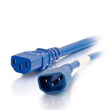 3 Feet Blue Power Cord High Quality Durable Network Cable China Made picture