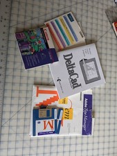 Vintage 90s PC Software Boxed Lot - Canon Creative CIB, TurboCAD, Adobe, DeltaCA picture