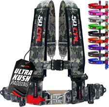 1Pc 50 Cal Camo 4 Point Harness 2 Inch Straps, Racing Harness Seat Belt picture