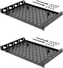 1U Rack Shelf,19 Inch Rack Shelf 12 Inch Depth,Rack Mount Shelf picture
