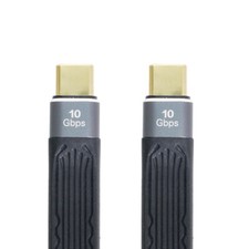 Cablecy Type-C USB-C for Laptop & Phone Slim FPC Data Cable USB 3.1 10Gbps Flat picture