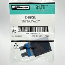 1 Panduit CMDSCBL Mini-Com SC Duplex Fiber Optic Coupler Module NEW picture