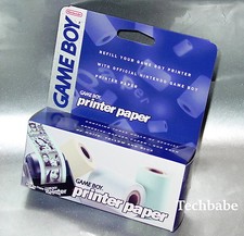 NEW Sealed Game boy Color PRINTER PAPER 3 ROLLS refill carton box by Nintendo picture