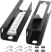 2 Pack Cable Management under Desk, 31.5 In, Black picture