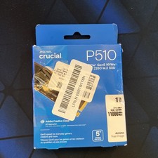 Crucial P510 1TB NVMe PCIe Gen 5 SSD – M.2 2280 - Health 100% picture