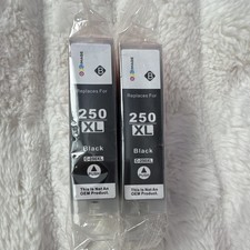 Gimage 2-Pack Black Compatible Ink Cartridges for Canon 250XL PGI-250XL picture