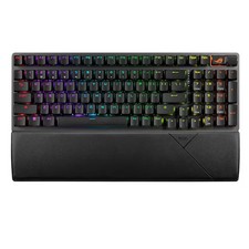 ASUS ROG Strix Scope II 96 Wireless Gaming Keyboard, ROG NX Snow, Black picture