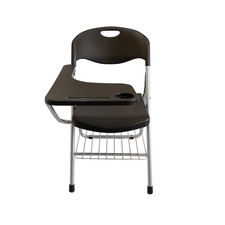 RTC Group Right Hand Pad Tablet Regular Arm Desk Folding Chair, Black, 1pk picture