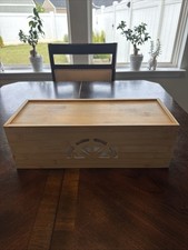 Wood Cable Management Box, Acacia Wood picture
