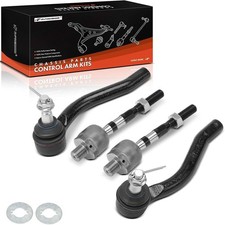  Set of 4, Front Inner Outer Tie Rod End Kit, Compatible with Infiniti G35  picture