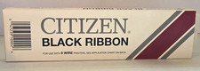 Citizen Genuine Black Dot Matrix Ribbon for GSX-190 200GX AH37945-0 Vintage Gift picture
