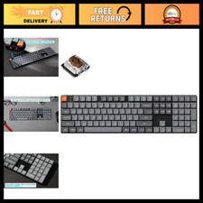 Ultra-Slim Wireless Mechanical Keyboard, QMK/VIA Programmable, RGB Backlight, Lo picture