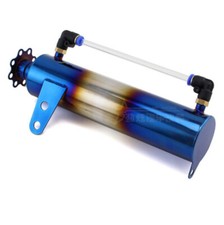 Universal Coolant Radiator Cooling Burnt Aluminum Catch Tank Overflow Reservoir picture