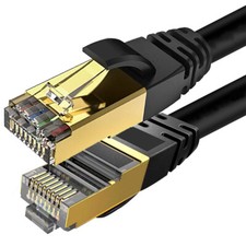 PREMIUM Ethernet Cable Cat 8 RJ45 - 6ft 10ft 25ft 50ft 66ft Lot - Ultra Speed picture