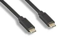3FT USB 3.1 Type-C Cable Data USB-C Black CC 1Meter picture