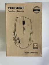 Tecknet - EWM01002 - CORDLESS MOUSE - Gray - NEW picture