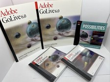 Adobe GoLive 6.0 & LiveMotion 2.0 for Macintosh with Serial Numbers & User Guide picture