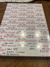 Red River Paper 62lb 7x10 Inch Premium Greenpix C1S Scored #1212 Sealed picture