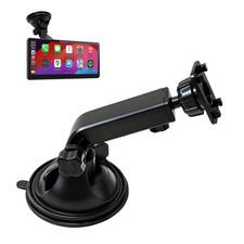 Carplay Screen Mount, Upgrade 90mm Larger Suction Cup Mount 360° Flexible Win... picture