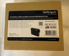 StarTech 10/100 Fiber to Ethernet Media Converter Multi Mode SC 2 km MCM110SC2 picture