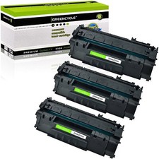 3PK Q7553A 53A Toner Compatible with HP LaserJet P2015 M2727 P2015D P2015N Print picture