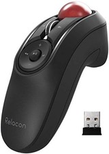ELECOM Mouse Wireless w/Receiver Trackball Handy Type Relacon Black M-RT1DRBK picture