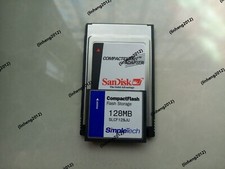 Simpletech  128MB Compact Flash +ATA PC card PCMCIA Adapter JANOME Machines picture
