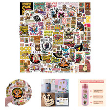 110 Pieces Novelty Stickers Waterproof Vinyl Decals for Laptops Luggage picture