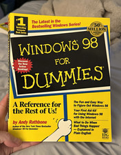 Windows 98 For Dummies Andy Rathbone 1998 Paperback Vintage Computer Guide picture
