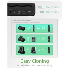 USB-C TripleBay SSD/HDD Docking Station - 10Gbps Cloner picture