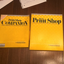 Broderbund The Print Shop + Print Shop Companion Box Set 5.25