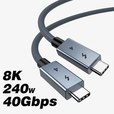 UGOURD Thunderbolt 4 Cable 40Gbps 240W USB4 Type C to C Fast Charge SSD eGPU picture