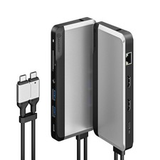 ALOGIC USB-C 10-in-1 Super Dock, Dual Display - 4K@60Hz, 2 HDMI, USB-C (100W PD picture