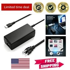 Safe and Efficient 45W USB Type C Laptop Charger - Includes Essential Power Cord picture